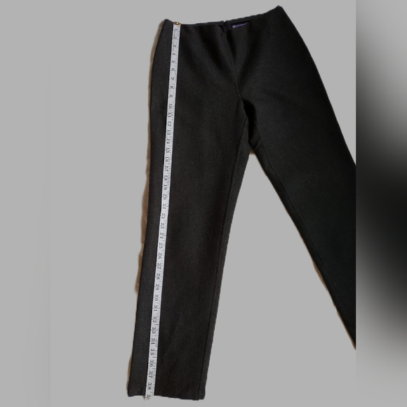 Ralph Lauren Purple Label Fine Tailored Black Trousers - Picture 8 of 8